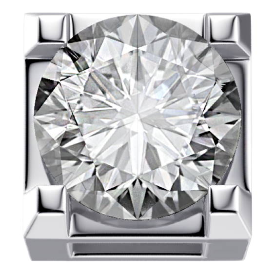 Charm Elements in Oro bianco Diamante DCHF3302.005 - DCHF3302.005